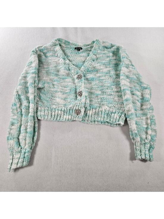 wild fable Sweaters - Wild Fable space-dye cropped cardigan featuring rhinestone cluster buttons